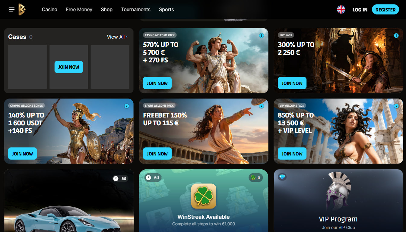 Betmica Casino Bonuses
